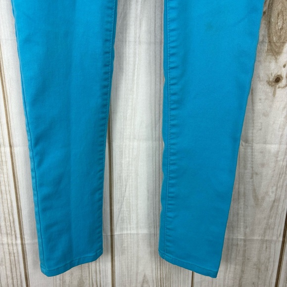 Celebrity Pink Jeans Low Rise Skinny Stretchy Comfort Pants Teal Size 1 Juniors - Picture 6 of 13
